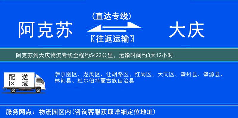 阿克蘇到物流專線