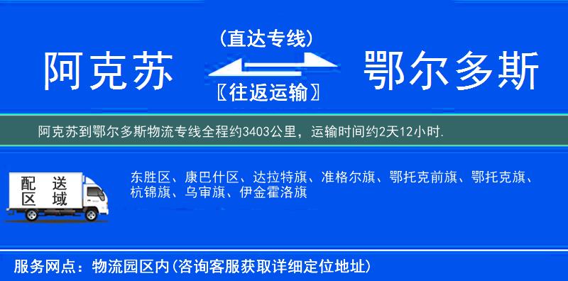 阿克蘇到物流專(zhuān)線