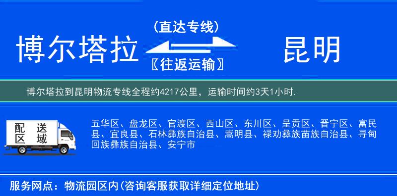 博爾塔拉到物流專線