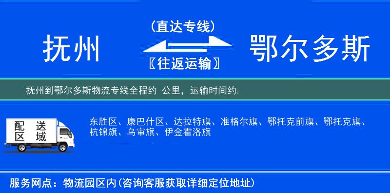 撫州到物流專線