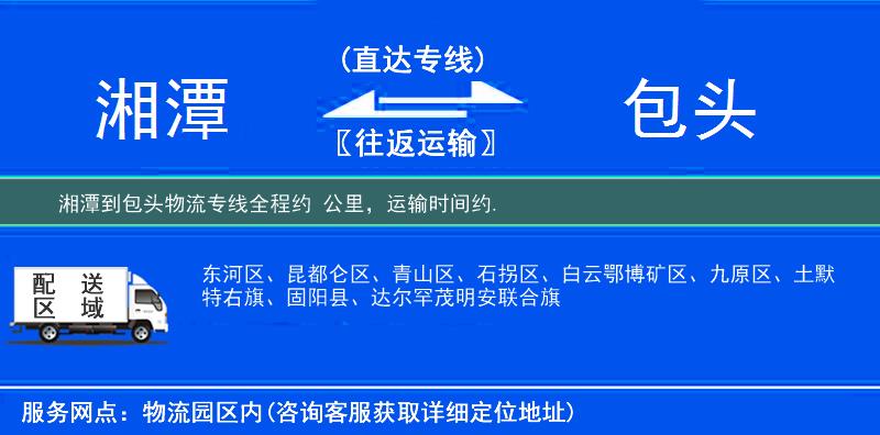 湘潭到物流專線