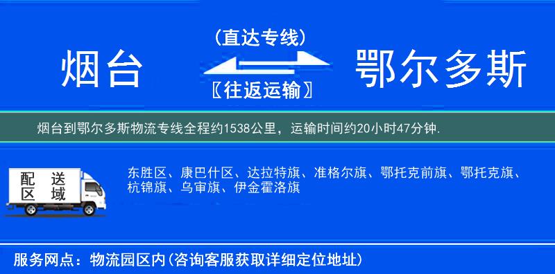 煙臺(tái)到物流專線